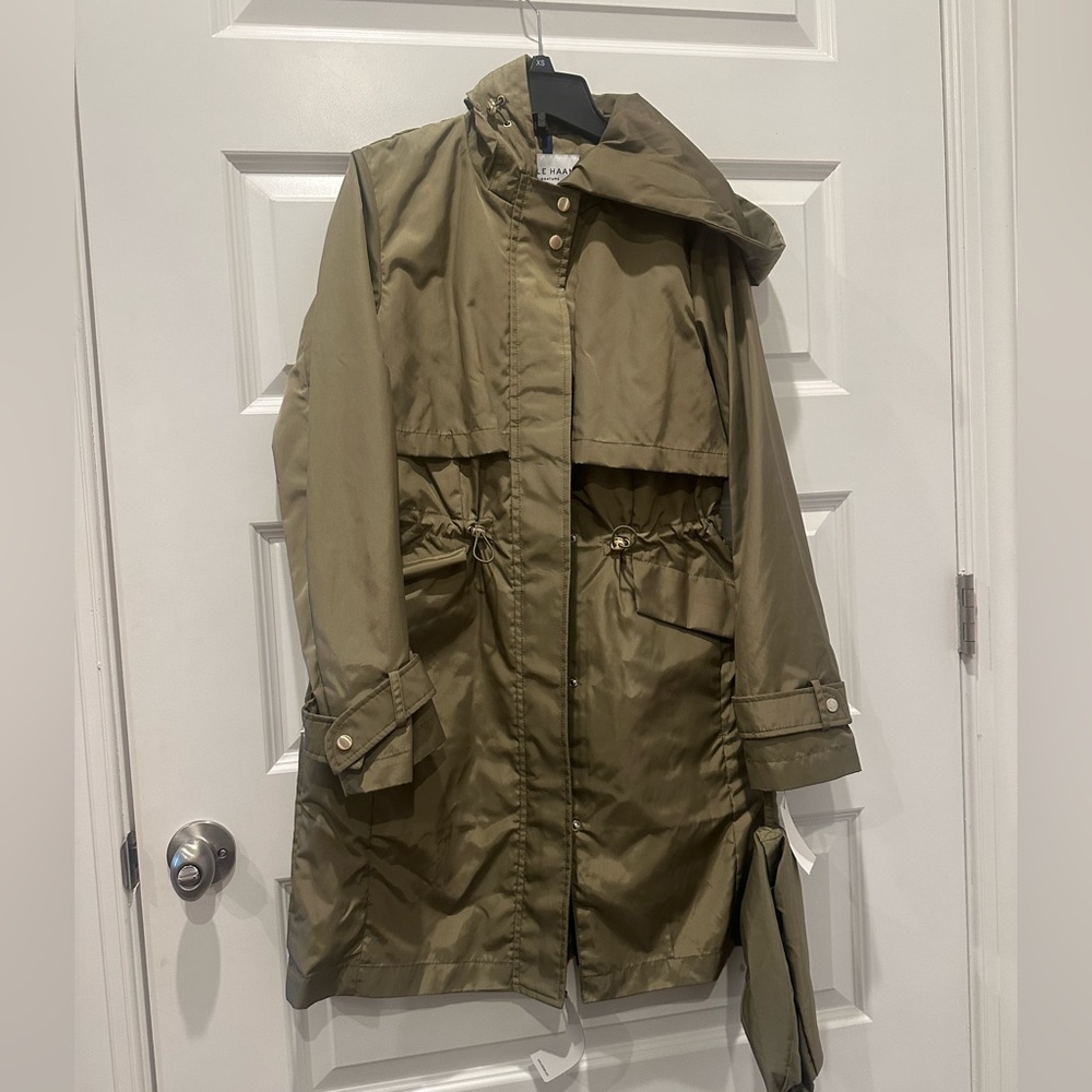 Cole Haan signature olive Khaki Women's Utility Jacket - Picture 5 of 17